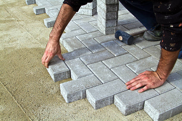 Permeable Paver Driveway in Middleborough Center, MA